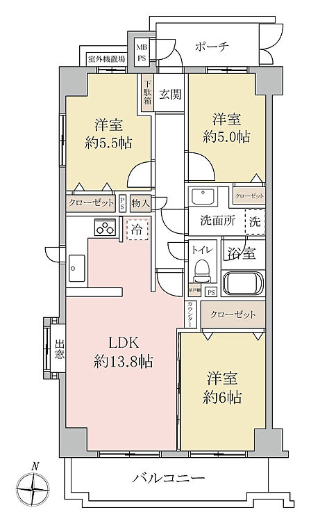 3LDK