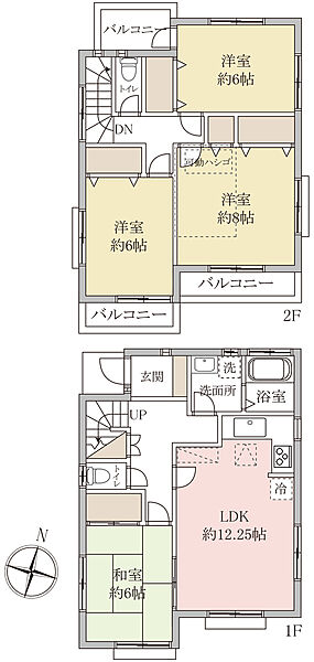 間取りを拡大表示