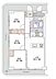 間取り：3LDK、専有面積66m2、バルコニー面積24.01m2