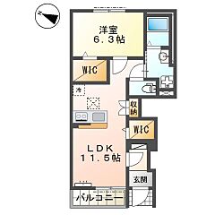 物件の間取り