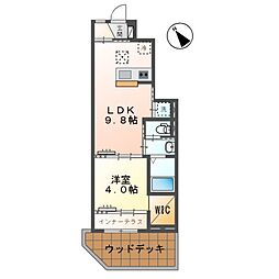 グランルミエール 1LDKの間取図画像