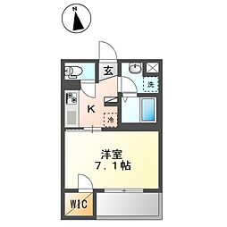 仮）西早稲田2丁目マンション新築工事 303 3階1Kの間取り