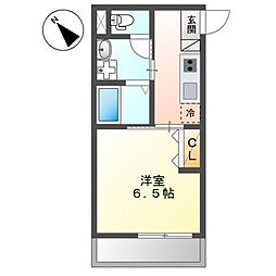 A.C.Grandage 1Kの間取図画像