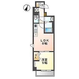 TKM 1LDKの間取図画像