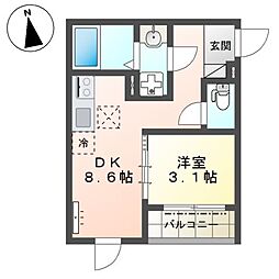 仮)八王子市北野町マンション新築工事 1階