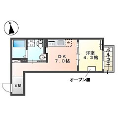 物件の間取り