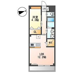 間取図画像 1LDK