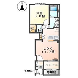 SOLID  STATE 1LDKの間取図画像