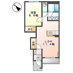 間取図画像 1LDK