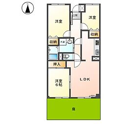 グランシャリオ氷上1番館 3LDKの間取図画像
