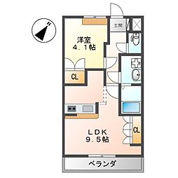 間取図画像 1LDK