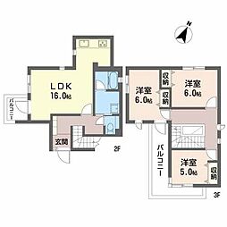 間取図画像 3LDK