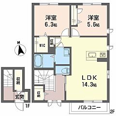 物件の間取り