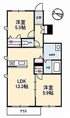 物件の間取り