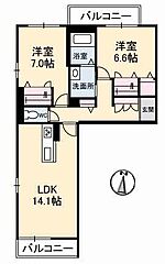 物件の間取り