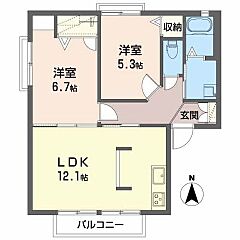 物件の間取り