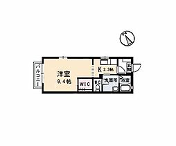 マ・メゾン 1Kの間取図画像