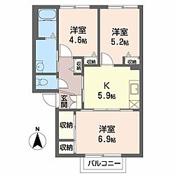 🉐敷金礼金0円！🉐コーポ中的場　II棟