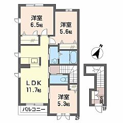 物件の間取り