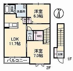 物件の間取り