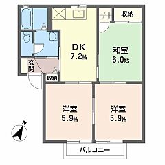 物件の間取り