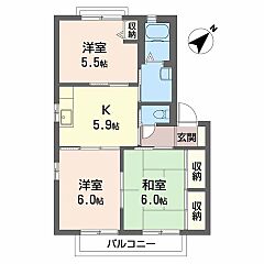 物件の間取り