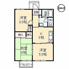 物件の間取り