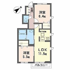物件の間取り