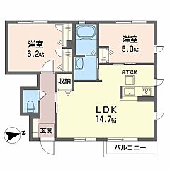 物件の間取り