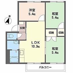 間取図画像 3LDK