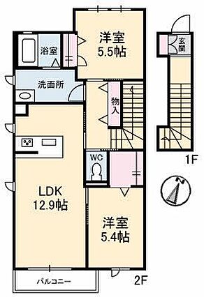 メイソンブランシュB棟_間取り_0