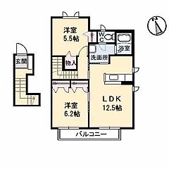 物件の間取り