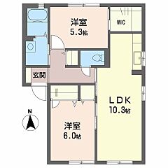 物件の間取り