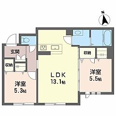 物件の間取り