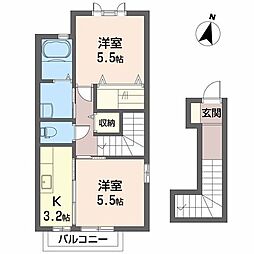 シャーメゾンMAEDAA 2Kの間取図画像