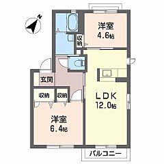 物件の間取り