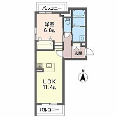 物件の間取り