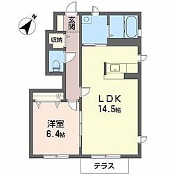 間取図画像 1LDK