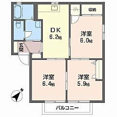 物件の間取り