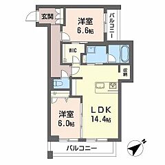 物件の間取り