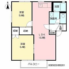 物件の間取り