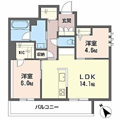 物件の間取り