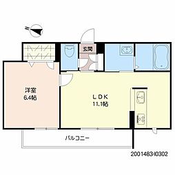 間取図画像 1LDK