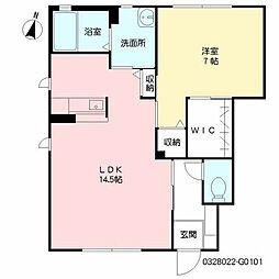 プレミール21G 1LDKの間取図画像