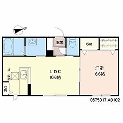 間取図画像 1LDK