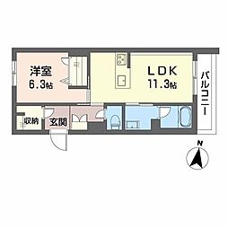 間取図画像 1LDK