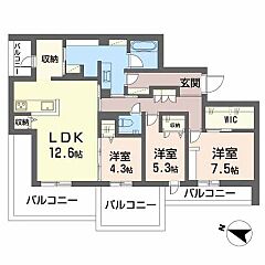 物件の間取り
