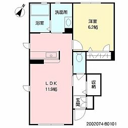 間取図画像 1LDK