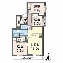 間取図画像 3LDK
