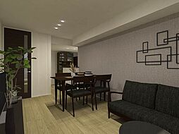 シャーメゾンエレガント A0201 2階1LDKの室内